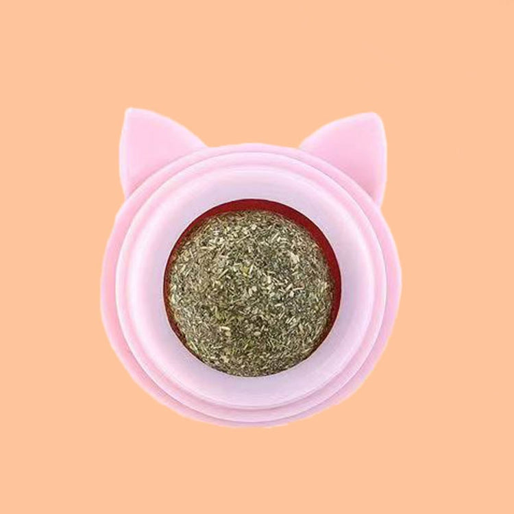 New Catnip Pure Natural Cats Candy Snack Ball Rotatable Toy Cat Molar Toothpaste Edible Bolus Teeth Cleaning Bite-resistant Toys